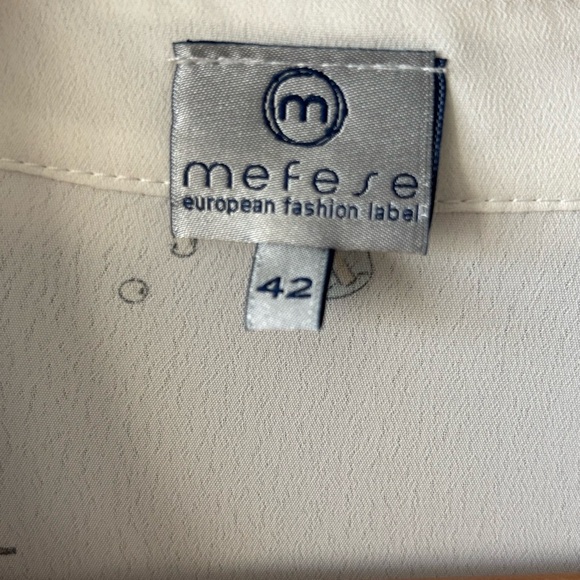 Women's Cream Nautical Print Button Down Shirt - Picture 2 of 7